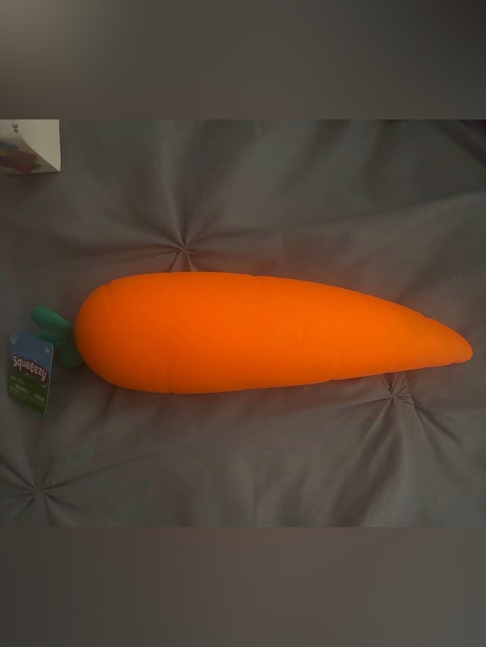 Jumbo Carrot Squishy Stress Toy New